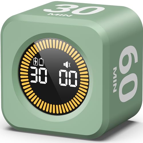 Pomodoro Timer (Green 5-10-30-60 Min)