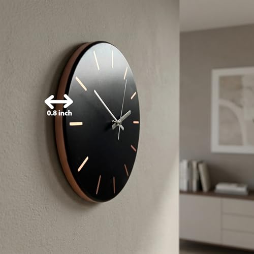Handmade Pure Copper Wall Clock for Home Decoration (Classic Copper / 17.7)