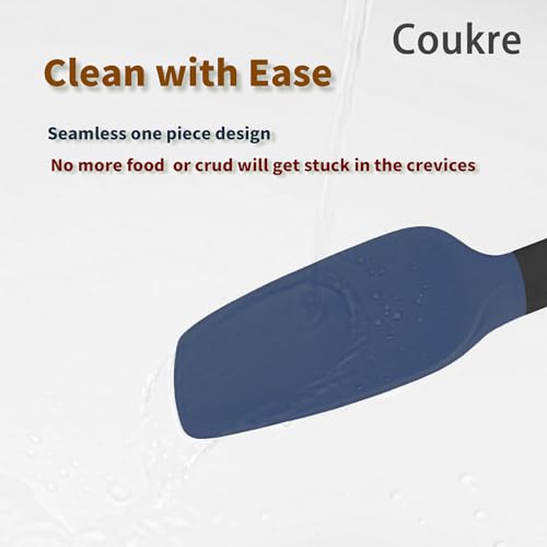 Silicone Spatula Set of 5 (Colorful A Black)