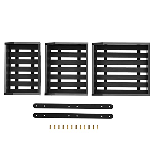 3 Tier Fruit Basket for Kitchen Counter (Black / 3-Tier)