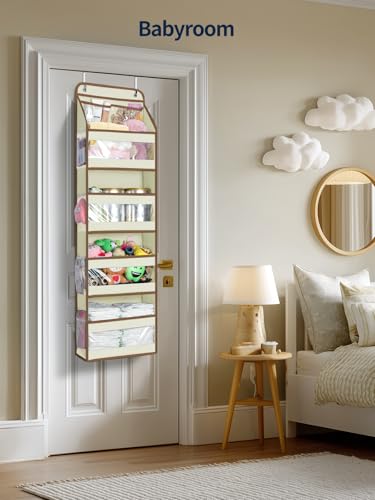 5 Tier Over the Door Organizer (Beige / 5 Tier)