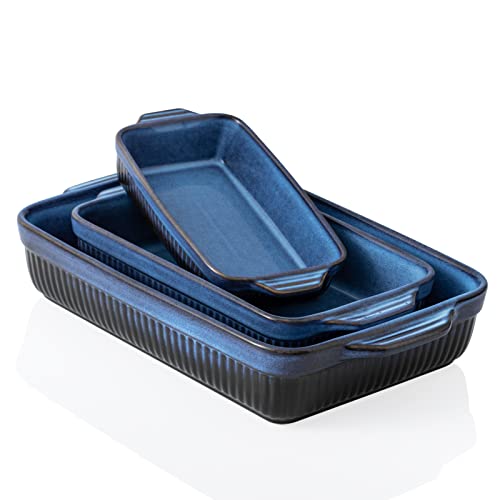 Ceramic Baking Dishes (Blue)