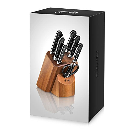TV2 Series 1023039 Swedish 14C28N Steel Forged 8 (8-Piece Knife Block Set)