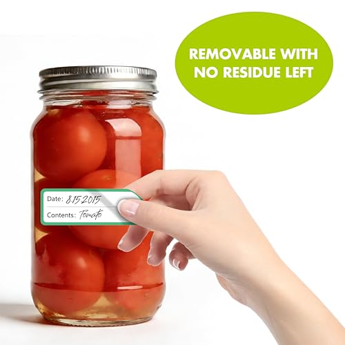 500 PCS Food Labels (Colorful Border)