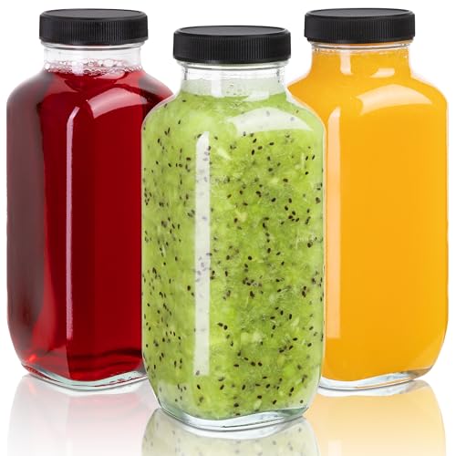 Juice Bottles with Lids