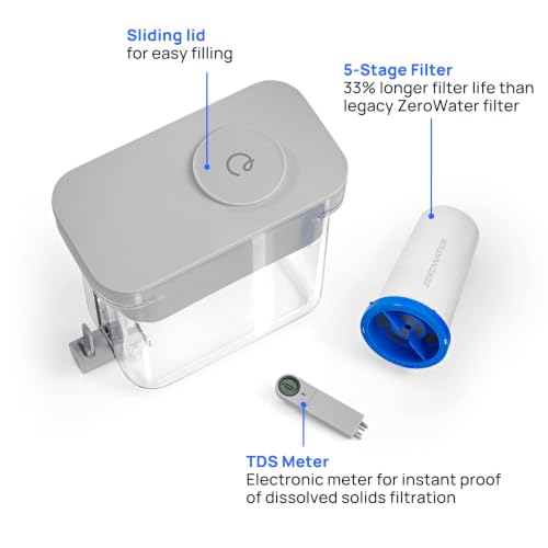ZeroWater 23 Cup Water Filter Dispenser Removes PFAS