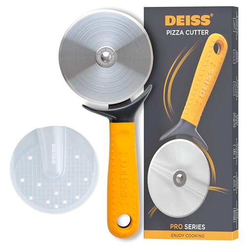 Pro Heavy Duty Pizza Cutter With Wheel Slicer
