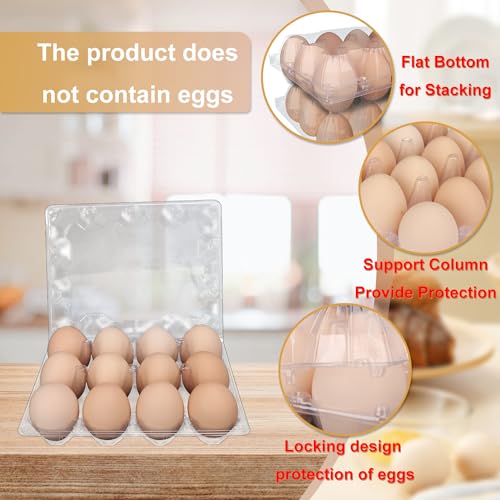 150 Pack Bulk Egg Cartons (150 Pack Egg Cartons 12 Grids 3x4)