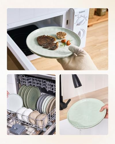 Mars Stoneware Dinnerware Set for 4 (Light Green / Set(12pcs))