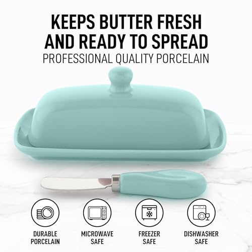 Zulay Butter Dish With Lid For Countertop
