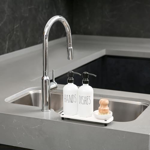 Soap Dispenser Set Comes with Stainless Steel Pumps