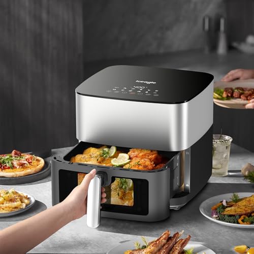 Stainless Steel Air Fryer 9 Quart