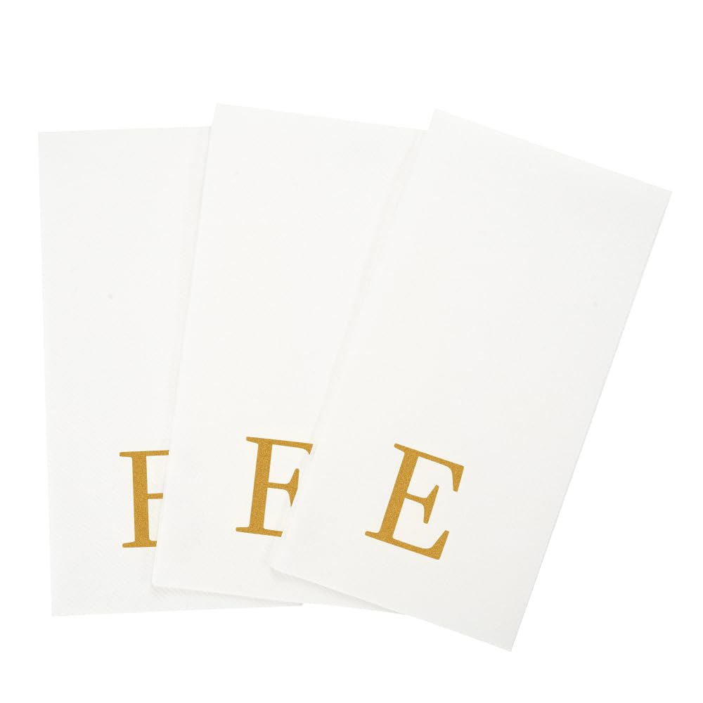 Luxenap 15.8 X 7.9 Inch Linen (Gold / 50 Count / E)