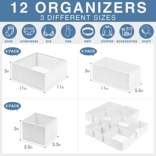 Drawer Organizer Clothes 12 Pack (12 Count)
