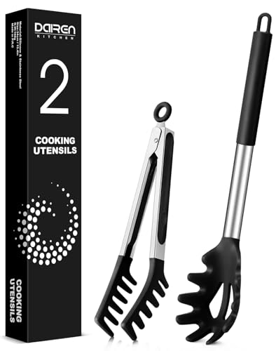 Silicone Spaghetti Spoon and Pasta Tong