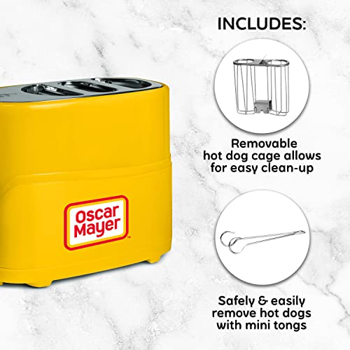 Oscar Mayer 2 Slot Hot Dog and Bun Toaster with Mini Tongs (Oscar Mayer)