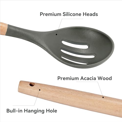 Non Stick Silicone Cooking Utensils Set (5 Count)