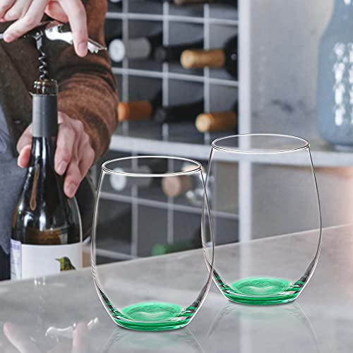 10 ARC Stemless Wine Glasses Set (10 Count)