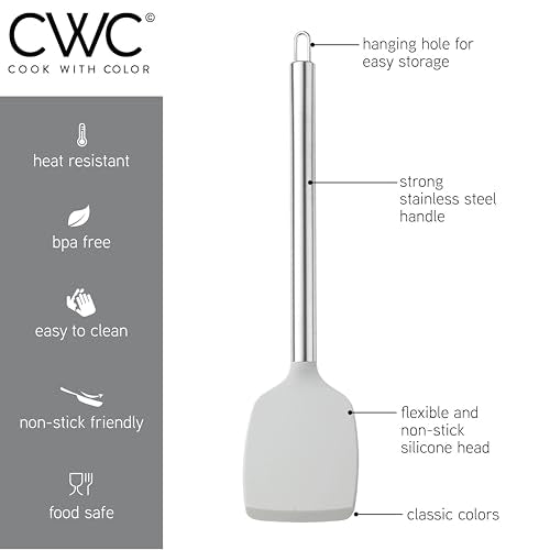 Silicone Cooking Utensils (Gray / 38 Piece)