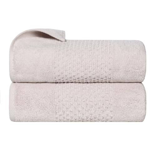 Playa Zero Twist Cotton Medium Weight Towels (2 Piece Bath Towel / Silver)