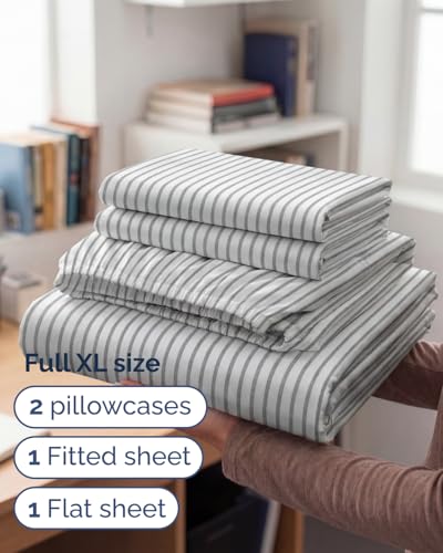 Full XL Sheets (45 - Grey Stripes 2 / Full XL)
