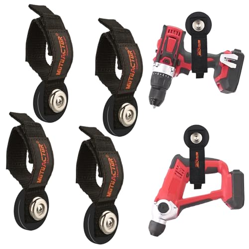 Strong Magnetic Hooks with Storage Straps (1.7in Magnet-Strape 4PCS)