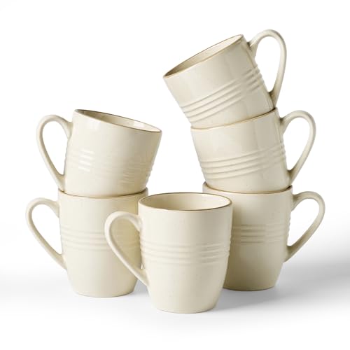 Jupiter Coffee Mugs Set of 6 (6pcs / Jupiter-Vanilla White)