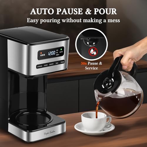 Programmable Coffee Maker 12 Cup (Black)