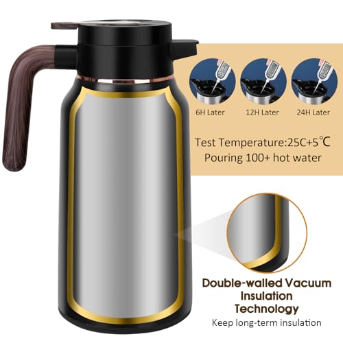 68oz Thermal Coffee Carafe (Black / 68 Ounces)