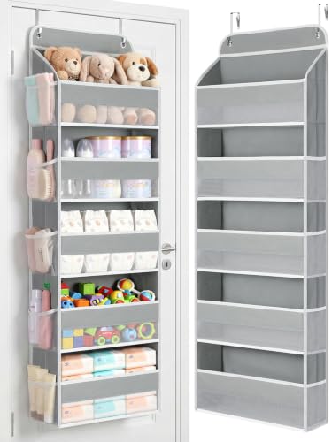 Over the Door Organizer (Grey / Extra-Large 5 Tier)