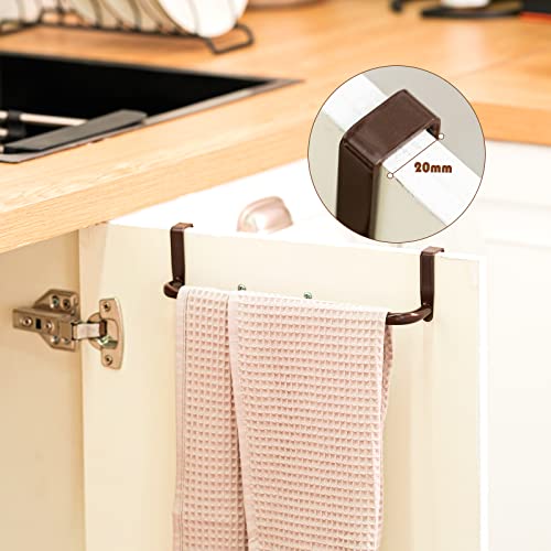 Over Cabinet Door Towel Bar (Brown)