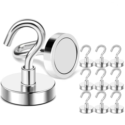 Magnetic Hooks (Silver / 1.26in)