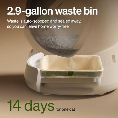 Automatic Litter Box with AI (White / Luma Cat Litter Box)