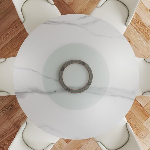 31.5" Lazy Susan for Table Top Tempered Glass Rotating Serving Tray for Dining Table