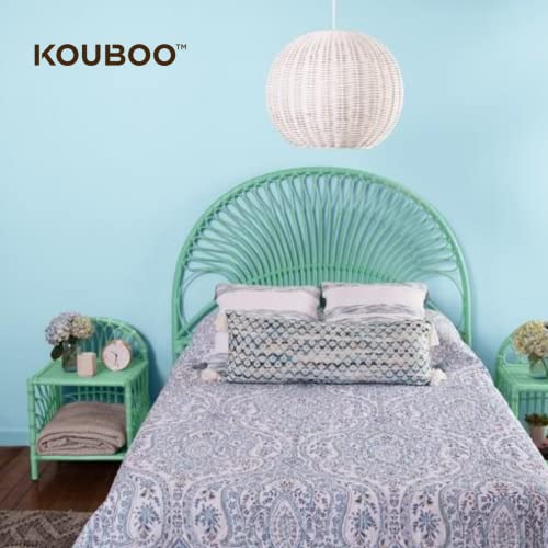 Lamp Wicker Ball Pendant (White)