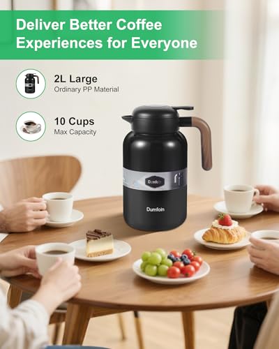 68 Oz Thermal Coffee Carafe (67.6 Ounces / Black)