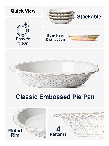 Pie Pans for Baking 9 Inch