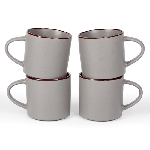 Coffee Mugs Set of 4 (Dark Gray / 4pcs)