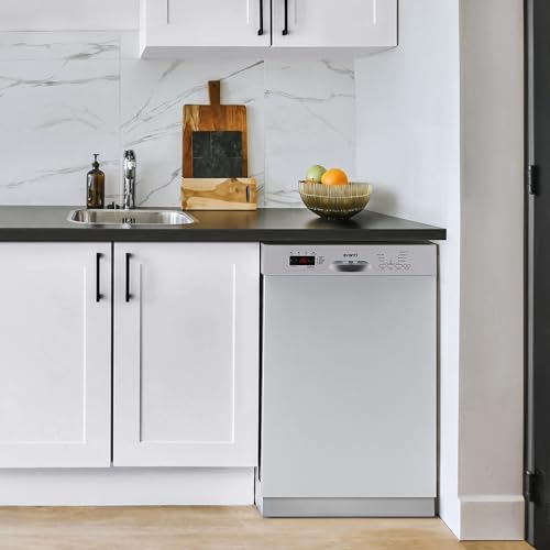 18 Inch Dishwasher Machine with LED Display (Stainless Steel / 18-Inch)