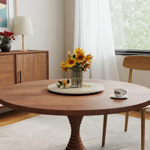 19.69" Sintered Stone Lazy Susan for Table Top (Yellow Cave Stones / 50CM)