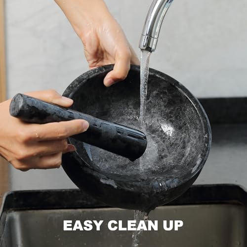 Natural Granite Mortar and Pestle Set