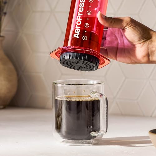 Clear Red Coffee Press (Red / Standard)