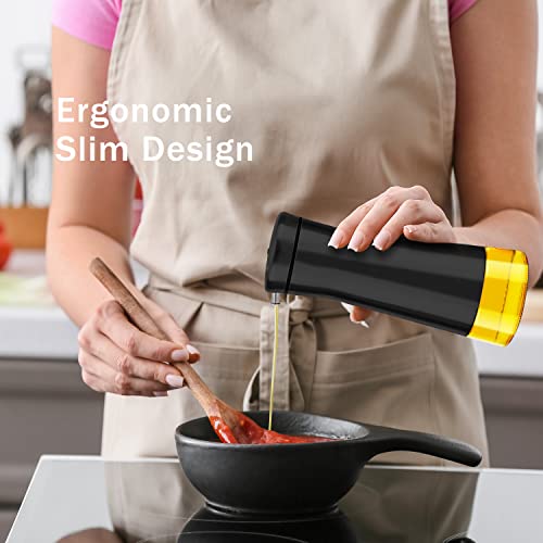 Black Oil And Vinegar Dispenser Set (Black)