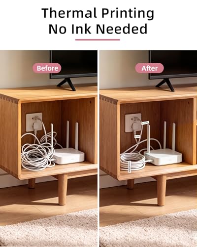Label Maker S001 Portable Bluetooth Label Maker Machine with Tape