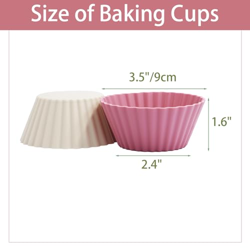 Large Silicone Muffin Cups (Orange Series / Large)
