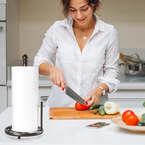 Cast Iron Paper Towel Holder (Coffee Gold)