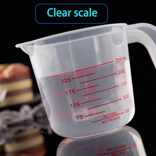 Unbreakable Plastic Measuring Cups 6 Piece Food (6 Count)