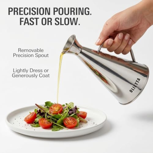 Olive Oil Dispenser Bottle (Stainless Steel / 8.5 Ounces)