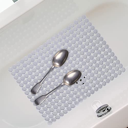2Pack Kitchen Sink Mat for Stainless Steel (Clear)