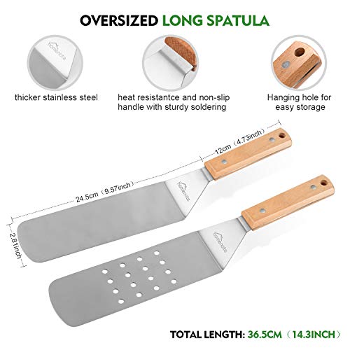 Wooden Griddle Accessories Kit (Wood Color)